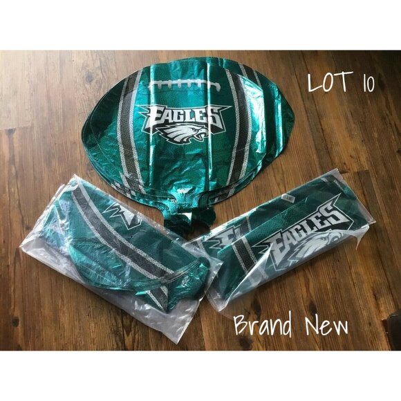 Philadelphia Eagles NFL Balloons - Party Supplies for Sports Fans (Pack of 10) - Picture 1 of 2